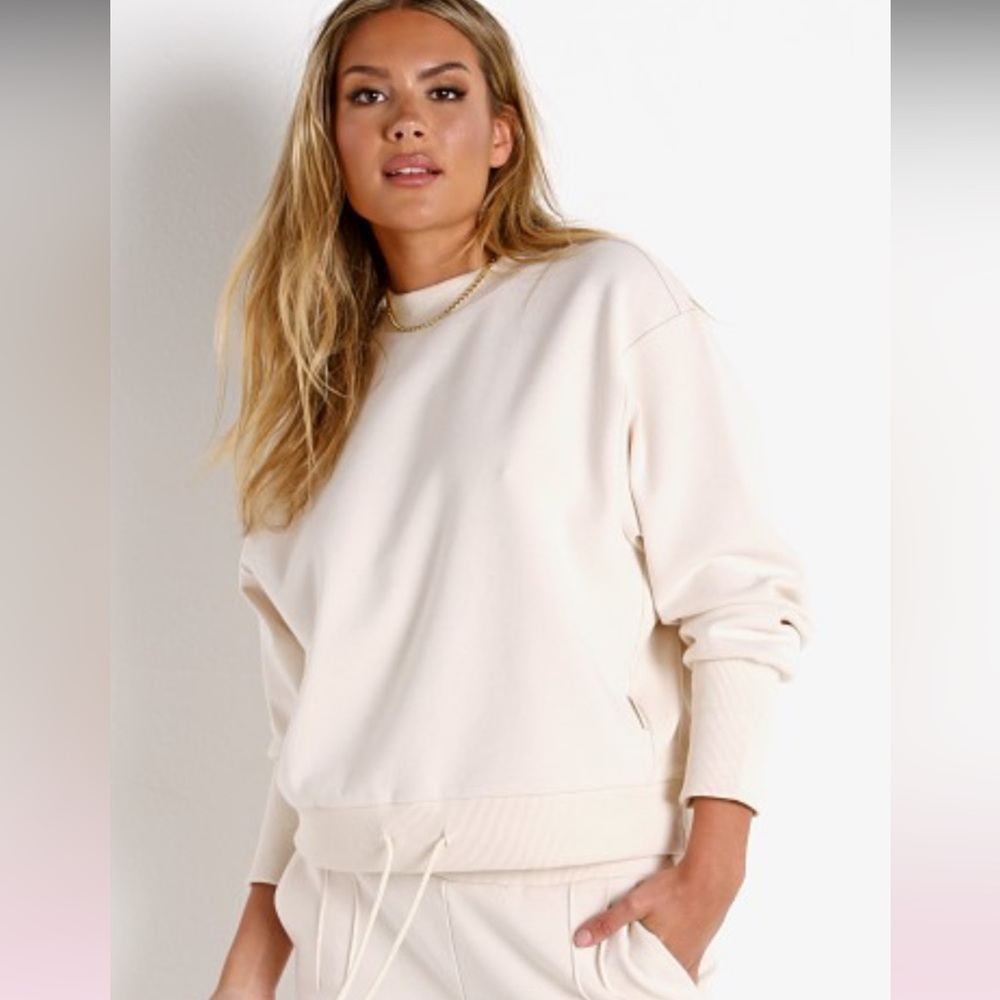 Varley Edith cream colored pullover